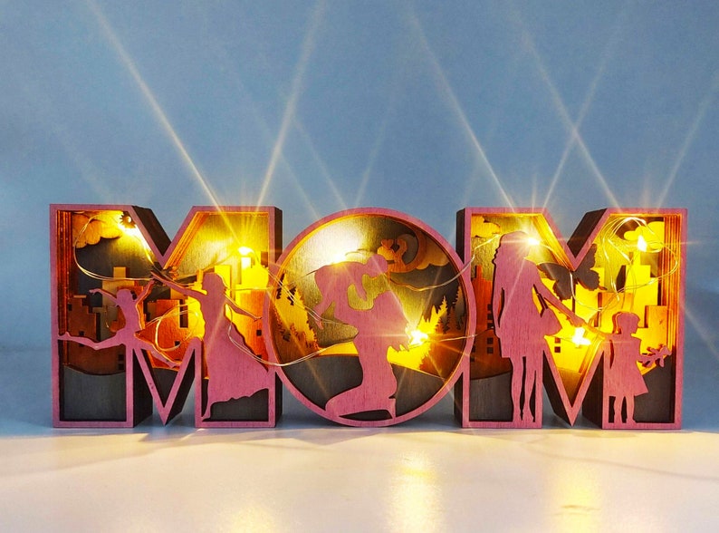 Wooden Decor Gift for Mom or Dad