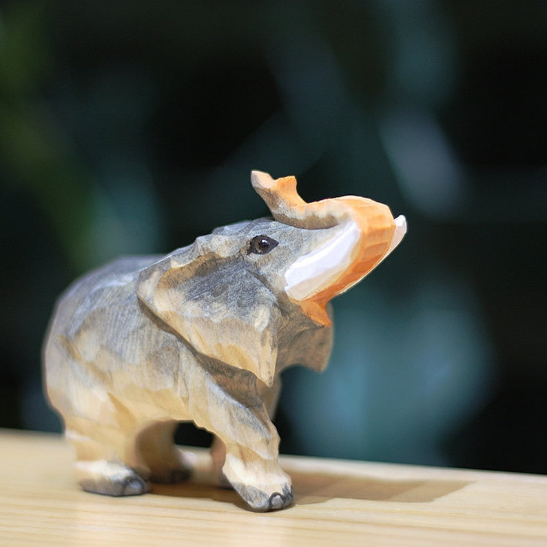 Handmade Wooden Elephant