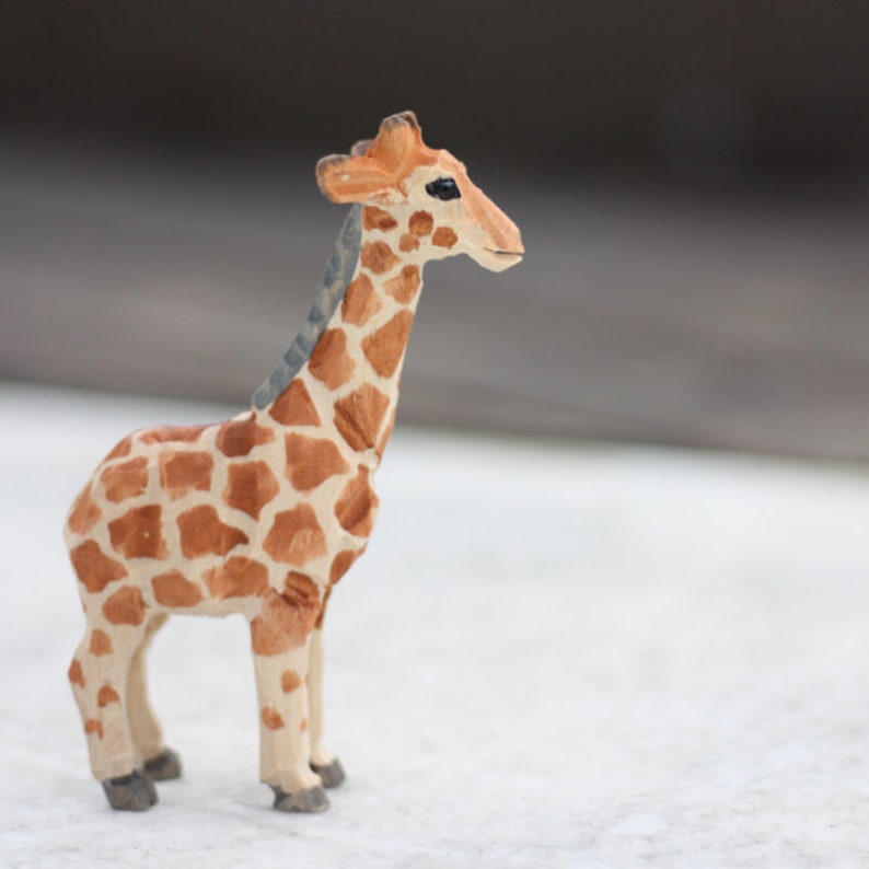 Handmade Wooden Giraffe