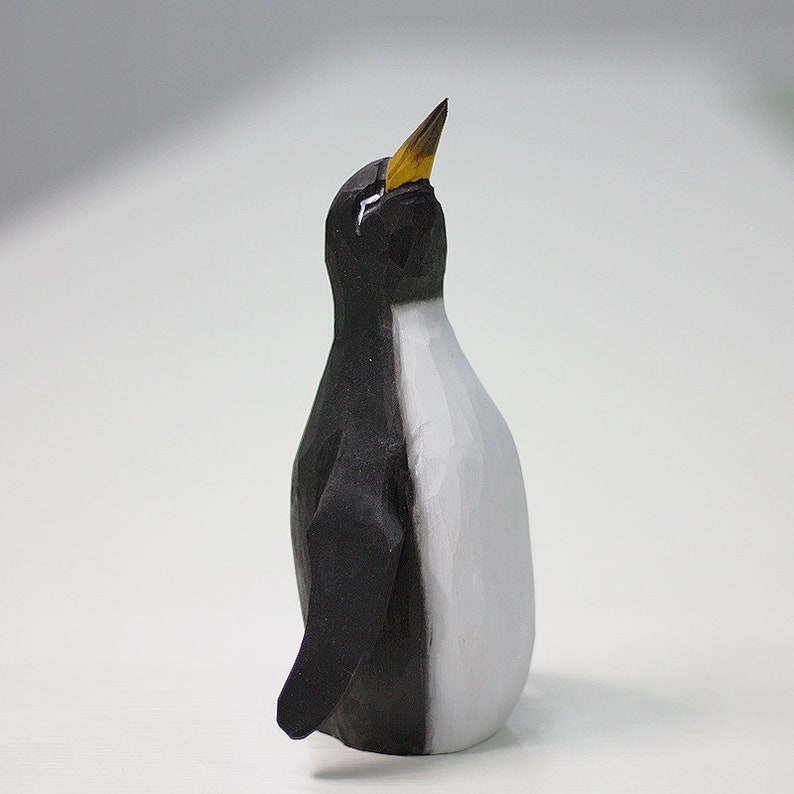 Handmade Wooden Penguin,Penguin Figurine