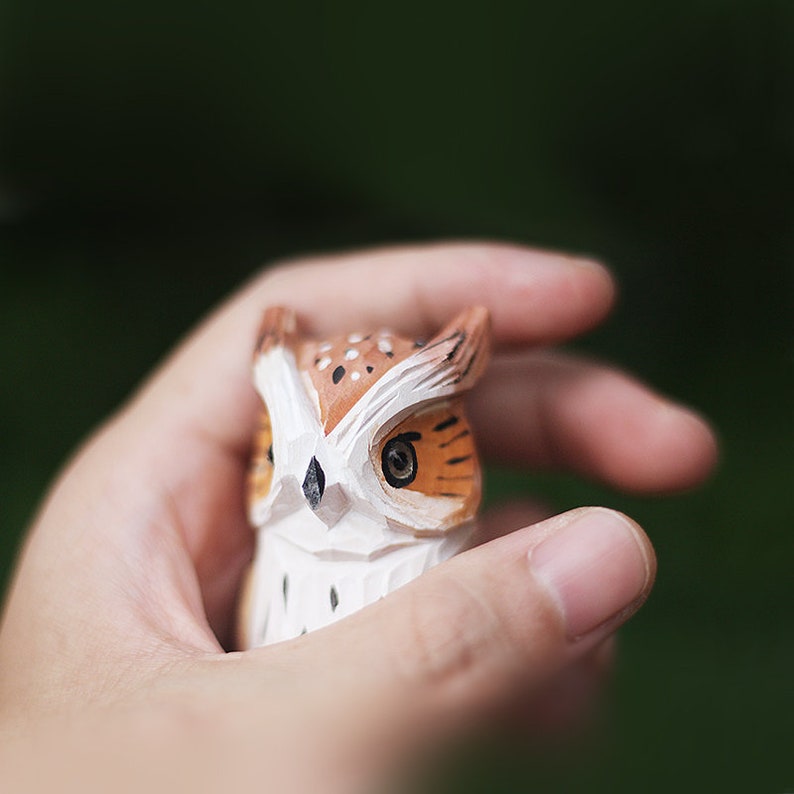 Handmade Wooden Owl