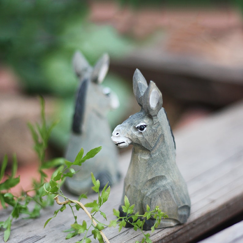 Handmade Wooden Burro