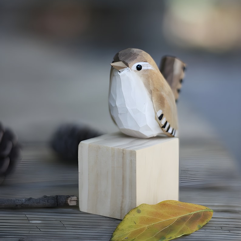 Wren Wood Ornament