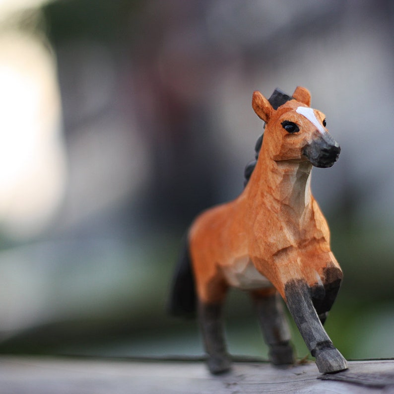 Handmade Wooden Horse ,Horse Figurine