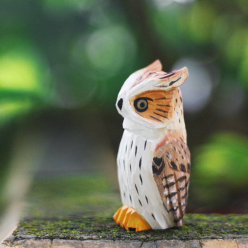 Handmade Wooden Owl