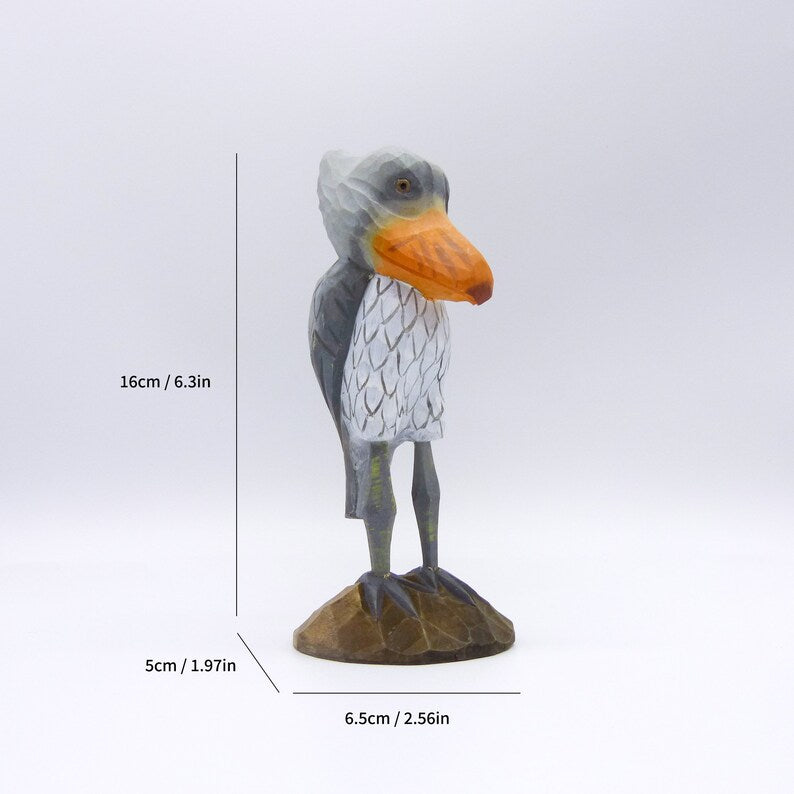 Handmade Wooden Shoebill